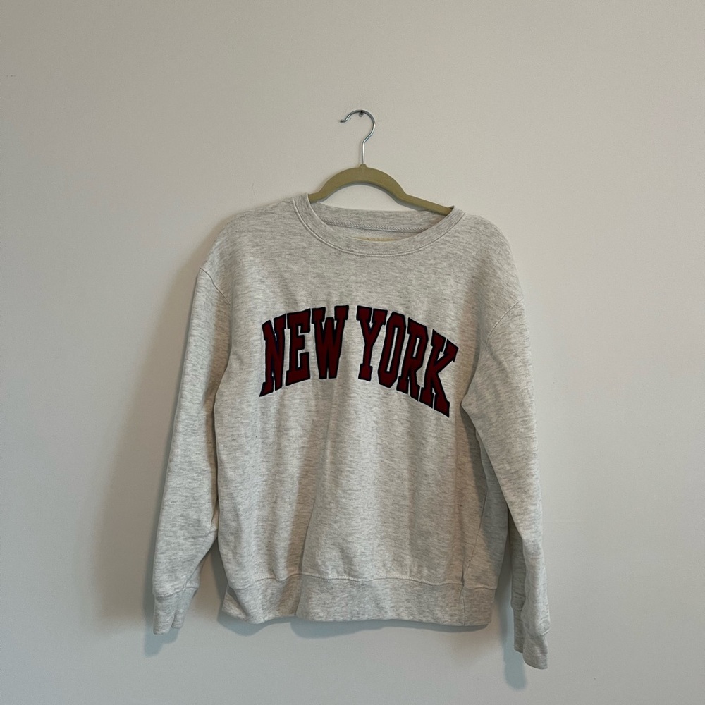 Gray New York Sweatshirt